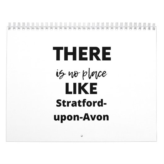 ストラットフォード・アン・エイボンに限る カレンダー (カバー)