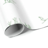 ストラットントイルギフトラップ – 緑 ラッピングペーパー (ロールコーナー)