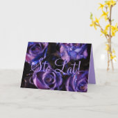 ストラット！ポーランドハッピーバースデーウィッシュ カード (黄色い花)