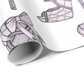 ストラップが付いたハイヒールの包装紙 ラッピングペーパー (ロールコーナー)