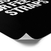 ストラップに足を入れるためだけにここに来た 面白いヨガウェア ポスター (角)