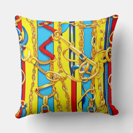 ストラップ、バックル、チェーン クッション (裏面)