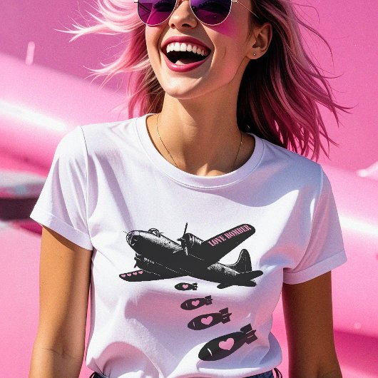 ストラテジック ラブ・ボンバー ピンク 詳細 Tシャツ