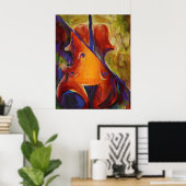 ストラディバリウスプリント ポスター (ホームオフィス)