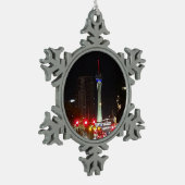 ストラトスフィアタワーラスベガス#3スノーフレークオーナメント スノーフレークピューターオーナメント (左)