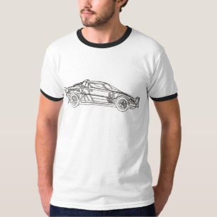 ストラトスランシアラリー車概要Tee Hikingduck Tシャツ