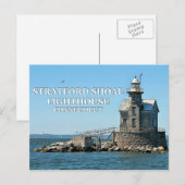 ストラトフォード・ショール灯台 コネチカット州 ポストカード (正面/裏面)