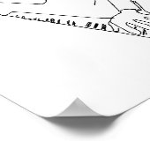 ストラビンスキーピアノ ポスター (角)