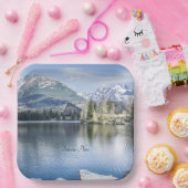 ストラブスクプレソ、ハイタトラ、スロバキアクラシックラウンド ペーパープレート (パーティー)