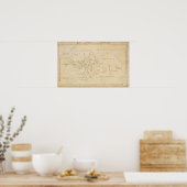 ストラボによる世界地図 ポスター (キッチン)