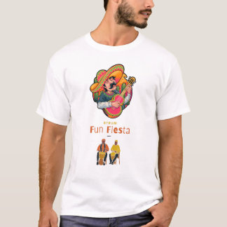 ストラムおもしろいフェスタ:音楽が飛ぶ場所 Tシャツ
