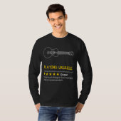 ストラム遠くにストレス: Ukulele – 安く、速く、ファンイン Tシャツ (正面フル)