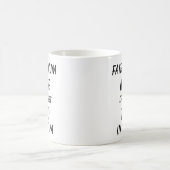 ストラヤの最高の公正なDinkum NAMEパパ(オーストラリア) コーヒーマグカップ (中央)