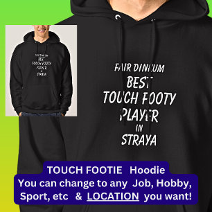 ストラヤの最高のTOUCHFOOTY PLAYERフェアDinkum パーカ