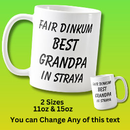 ストラヤ最高のでフェアDinkum GRANDPA （オーストラリア） コーヒーマグカップ