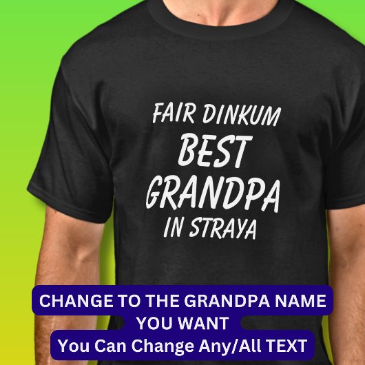 ストラヤ最高のでフェアDinkum GRANDPA (オーストラリア) Tシャツ