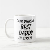 ストラヤ最高のでFair Dinkum DADDY (オーストラリア) コーヒーマグカップ (左)