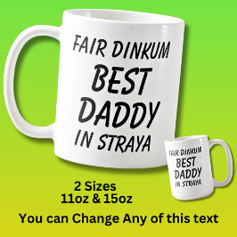 ストラヤ最高のでFair Dinkum DADDY （オーストラリア） コーヒーマグカップ