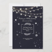 ストラングライトズウィンターホリデームービングアナウンス 招待状 (正面)