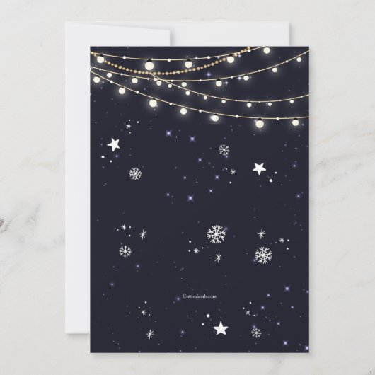 ストラングライトズウィンターホリデームービングアナウンス 招待状 (裏面)