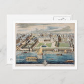 ストランドの古いサマーセットハウス、ジャンによって刻まれた ポストカード (正面/裏面)