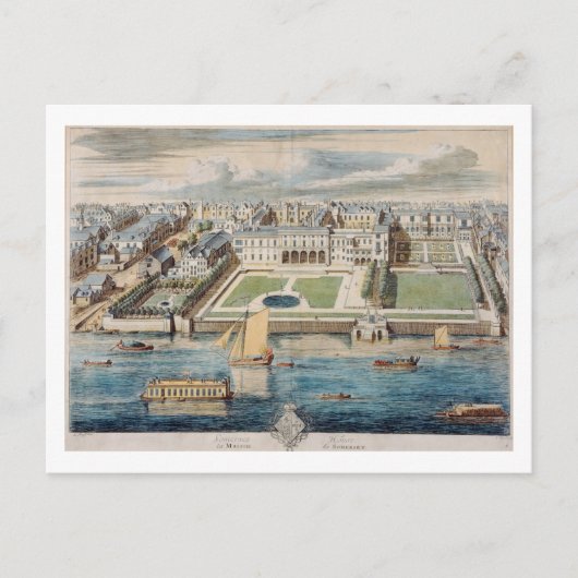 ストランドの古いサマーセットハウス、ジャンによって刻まれた ポストカード (正面)