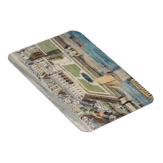 ストランドの古いサマーセットハウス、ジャンによって刻まれた マグネット (右側)