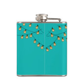 ストランドオブライツターコイズ パーソナライズされた フラスク (裏面)