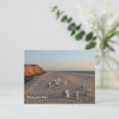 ストランド – ビーチ, Strandkorb, Sylt ポストカード (スタンド正面)