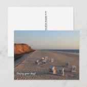 ストランド – ビーチ, Strandkorb, Sylt ポストカード (正面/裏面)