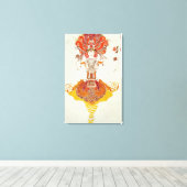 ストラヴィンスキーによる「火鳥」のバレエ衣装 キャンバスプリント (インサイチュ (ウッドフロア))