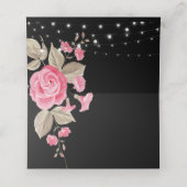 ストリお洒落ングライトブラックプレイスカード プレイスカード (内部開封)