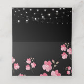 ストリお洒落ングライトブラックプレイスカード プレイスカード (内部開封)