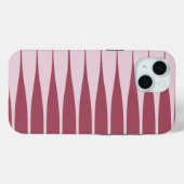 ストリアーションピンクワインレディースiPhoneケース Case-Mate iPhoneケース (裏面 (横))