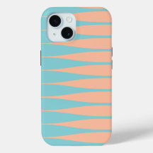 ストリエーションソフトアクア&ピーチiPhoneケース