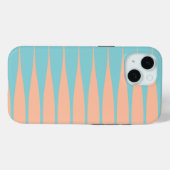 ストリエーションソフトアクア&ピーチiPhoneケース Case-Mate iPhoneケース (裏面 (横))