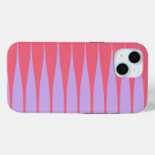ストリエーション ホットピンクとライラック Case-Mate iPhoneケース (裏面 (横))