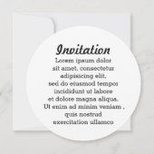 ストリキニンヴィンテージスタイル毒ラベル 招待状 (裏面)