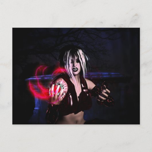 ストリゴリマジックゴシック女子ピンナップ ポストカード (正面)