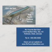 ストリッパーエクセルサーフスラッパーヴィンテージ魚釣りルアー アドバイスカード (正面/裏面)