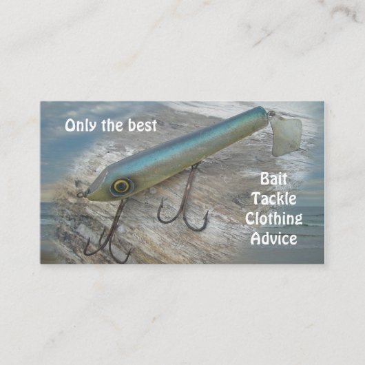 ストリッパーエクセルサーフスラッパーヴィンテージ魚釣りルアー アドバイスカード (正面)