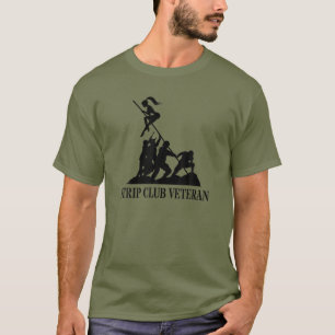 ストリップクラブ退役軍人軍隊おもしろい退職した退役軍人 Tシャツ