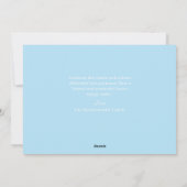 ストリップシンプルフローライースター家族3枚の写真 シーズンカード (裏面)