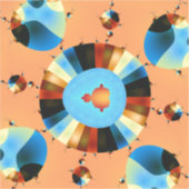 ストリペイマンデルブロットフラクタル シール (正面)