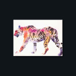 ストリペイ キャンバスプリント<br><div class="desc">Stripey (ink & w/c on紙) Adlington Mark / Private Collection / Bridgeman Images Wild Animals Months Wild Animals</div>