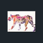 ストリペイ キャンバスプリント<br><div class="desc">Stripey (ink & w/c on紙) Adlington Mark / Private Collection / Bridgeman Images Wild Animals Months Wild Animals</div>