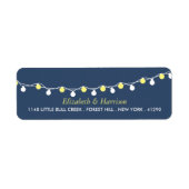 ストリモダンングライト、黄色と白結婚の ラベル (正面)