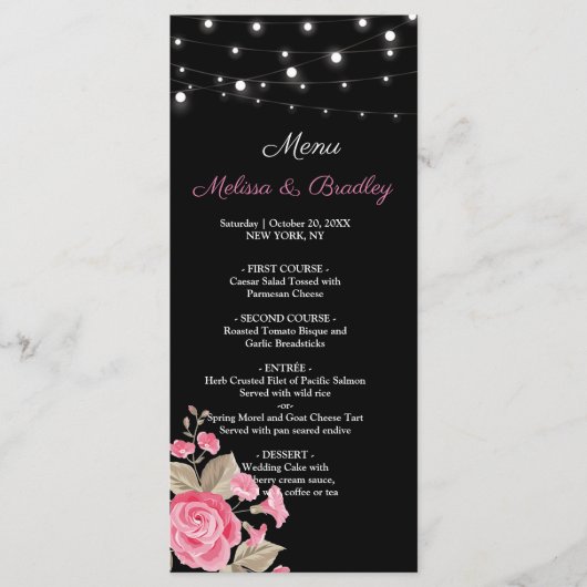 ストリンお洒落グライト黒のメ結婚ニュー プログラム (正面)