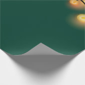 ストリンエレガントグライツグリーンホリデー ラッピングペーパー (角)