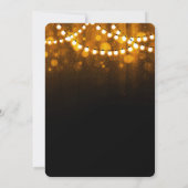 ストリンエレガントグライト金ゴールド《写真》ぼけ味ブライダルシャワー 招待状 (裏面)